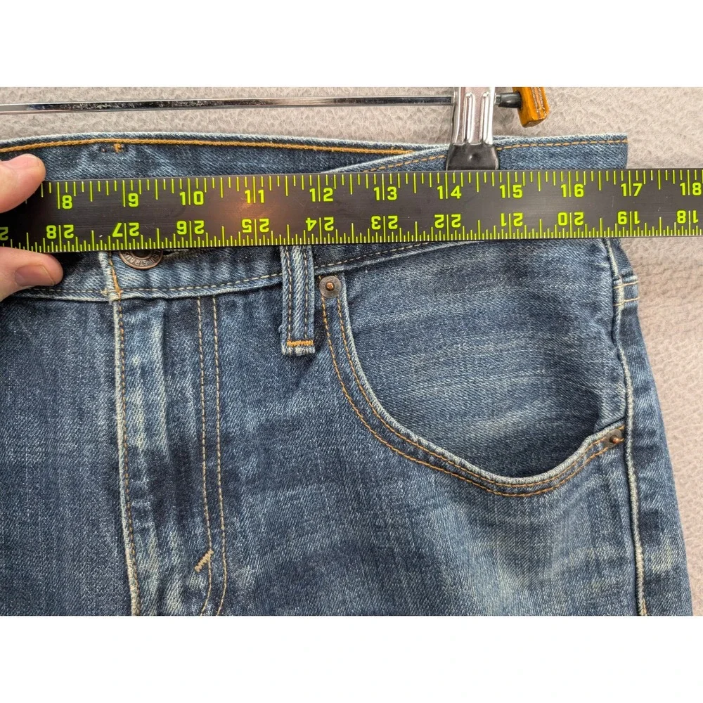 Levis 527 Men's Blue Denim Jeans Size 32x32 Straight Leg‎ Med Wash 100% Cotton